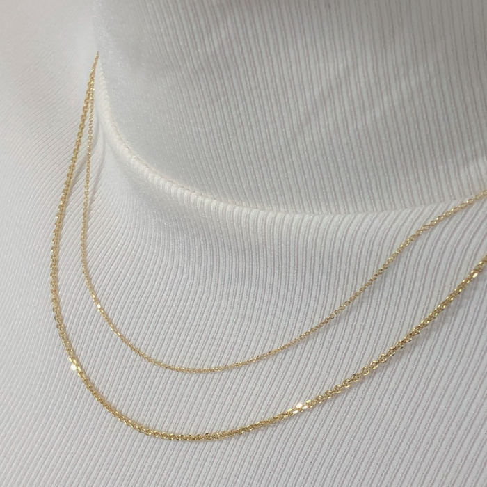 Mondello stretto Halskette (0,8 mm)